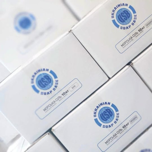 Прозора основа для мила USB Морська сіль 10 кг