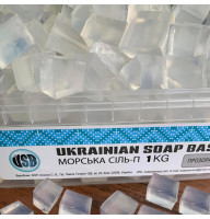 Основа для мила USB Морська сіль 1кг (прозора)