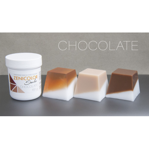 Барвник для мила Шоколад ZENICOLOR Solo Сhocolate 60 гр