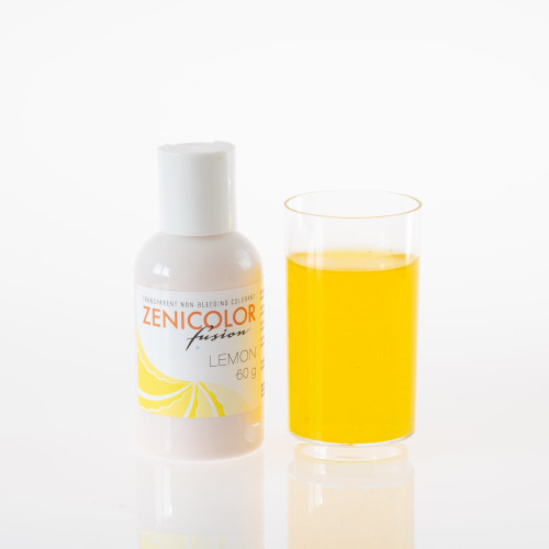 Барвник Лимон для гелів та мила з нуля Zenicolor Fusion Lemon 60г