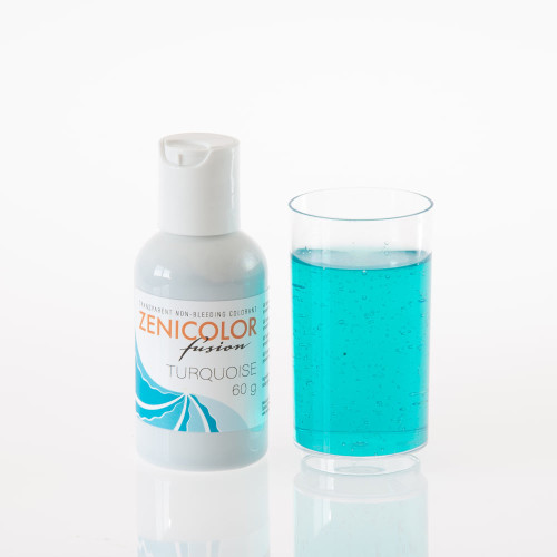 Барвник Бірюза для гелів та мила з нуля Zenicolor Fusion Turquoise 60г