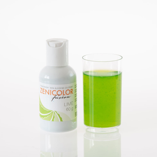 Барвник Лайм для гелів та мила з нуля Zenicolor Fusion Lime 60г