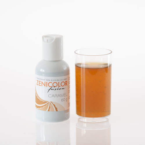 Барвник Карамель для гелів та мила з нуля Zenicolor Fusion Сaramel 60г